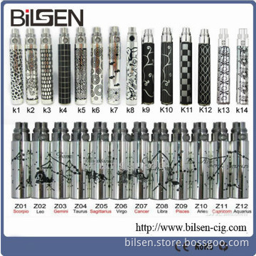 2014 Hot Sell Colorful  Ego-series Flower Battery